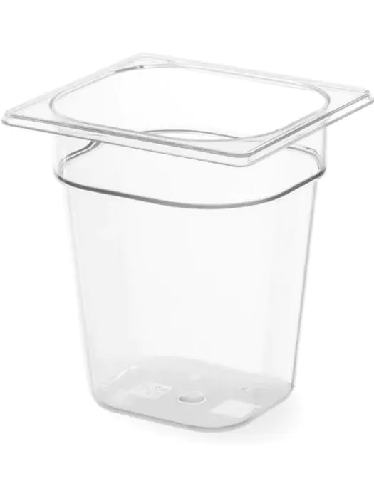 Gastronormbak 1/6 - Polycarbonaat - H 15 X 16.2 X 17.6 CM - Hendi - 861714 861714 €5.95 GN bakken plastic