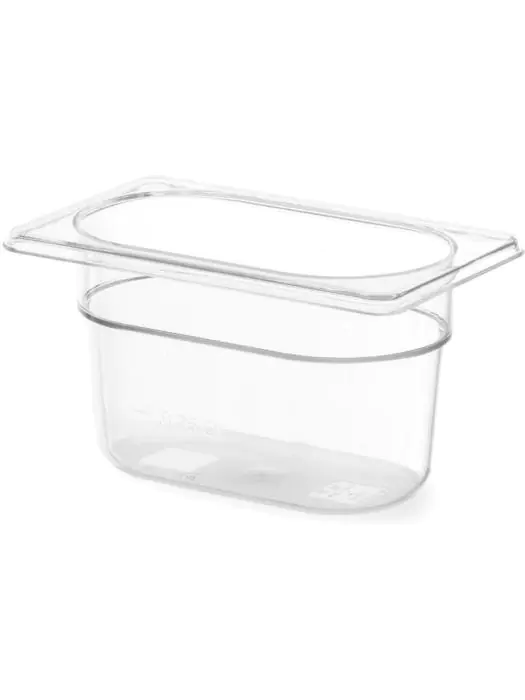 Gastronormbak 1/9 - Polycarbonaat - H 6.5 X 10.8 X 17.6 CM - Hendi - 861837 861837 €3.25 GN bakken plastic