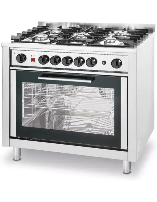 Boretti VPS946ANG gas fornuis - antraciet met gasoven