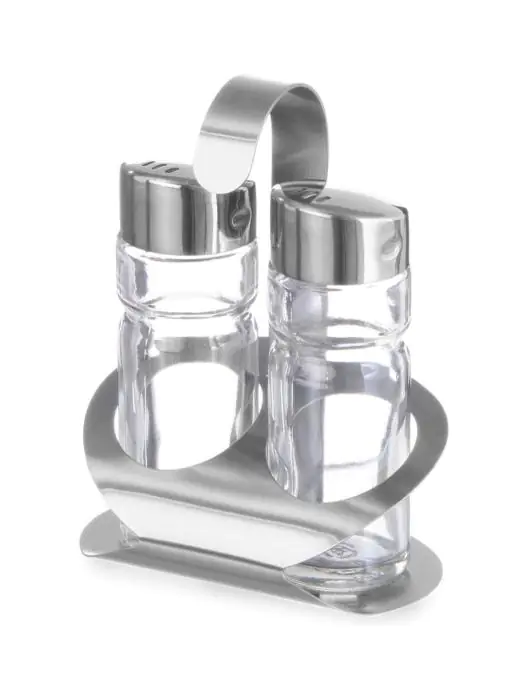Menage - RVS 180 - H 11.5 X 5.5 X 8.5 CM - Hendi - H465301 H465301 €4.50 Peper & zout