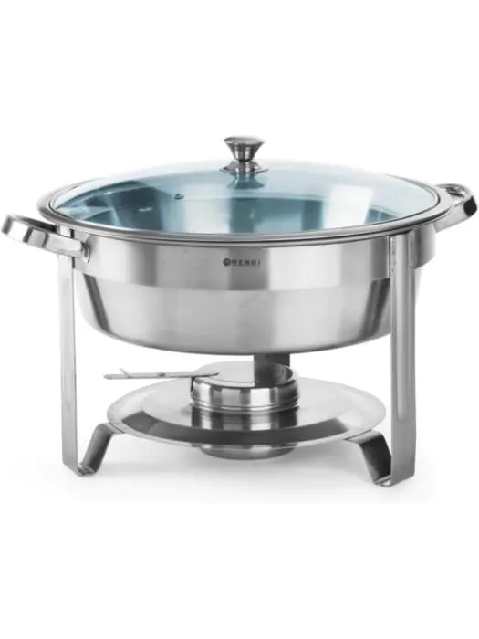 Chafing dish - rond - RVS 18 0 RVS - H 27 X 39 CM - Hendi - H470619 H470619 €43.79 Chafing dish rond