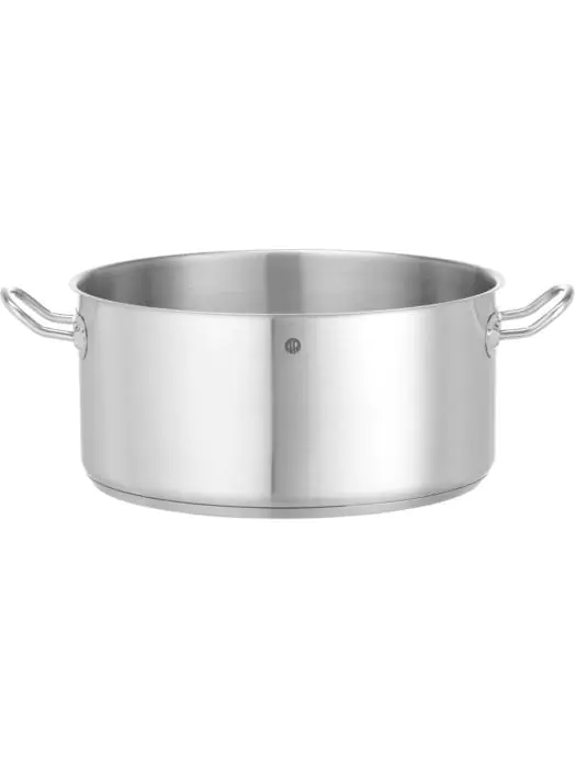 Kookpan - Laag - Zonder Deksel - 12 Liter - H 15.4 x Ø 32 CM - Hendi - 837689 H837689 €30.89 Kookpan