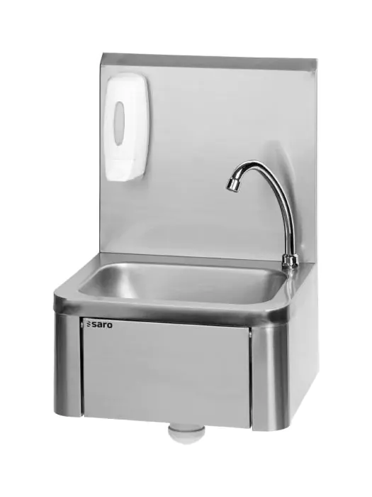 Handenwasbak - RVS - H 59.5 x B 40 x D 34 CM - Saro - 353-1005 353-1005 €153.78 RVS wasbakken / spoelbakken
