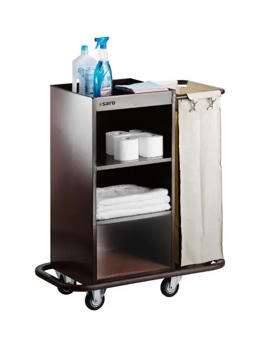 Kamer Service Trolley - Gelakt Staal - H 112 x B 92 x D 45 CM - Saro - 399-1018 399-1018 €208.78 Transportwagens