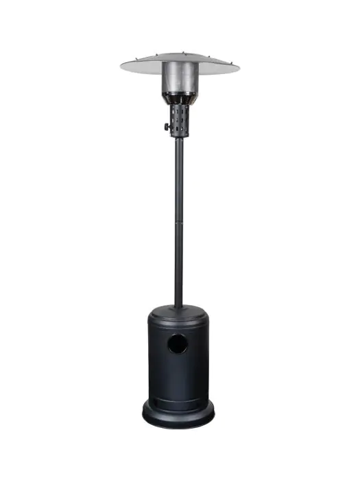 Terrasverwarmer - Gemoffeld Plaatstaal - H 220 x B 70.5 CM - Saro - 502-1020 502-1020 €203.00 Terras verwarmers