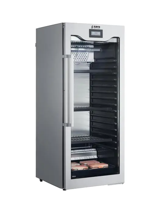 Dry Aging Rijpingskast - Digitale Temperatuurregeling - RVS - 480 Liter - 220-240V - H 166.2 x B 70 x D 81 CM - Saro - 330-3760 330-3760 €2,649.00 Dry aged kasten