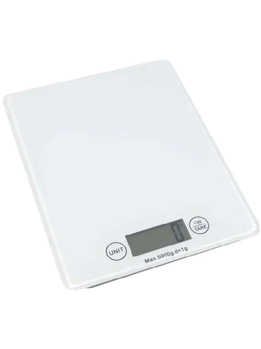 Weegschaal - Digitaal - H 2 x B 20.6 x D 16.5 CM - Saro - 484-1080 484-1080 €27.50 Digitale weegschalen