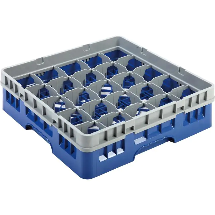 Glazenkorf - 25 Glazen - H 14.3 x B 50 x D 50 CM - Combisteel 7013.0320 €28.36 Afwaskorven voor voetglazen