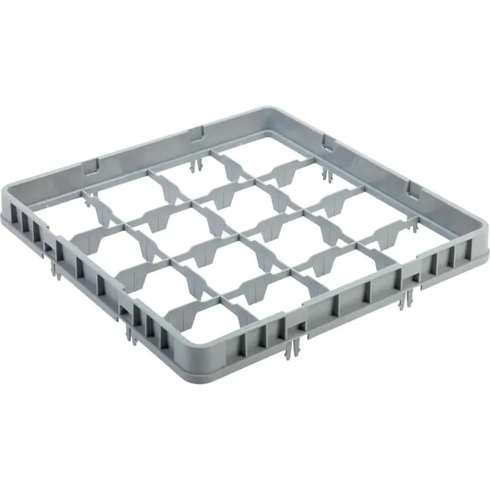 Opzetrand - 16 Glazen - H 7.5 x B 50 x D 50 CM - Combisteel 7013.0345 €15.00 Opzetranden voor afwaskorven