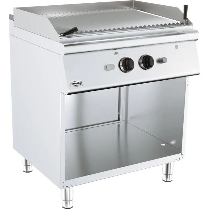 Lavasteengrill - Gas - Staand Model - H 90 x B 80 x D 90 CM - Combisteel 7178.3070 €1,613.89 Lavasteen grill