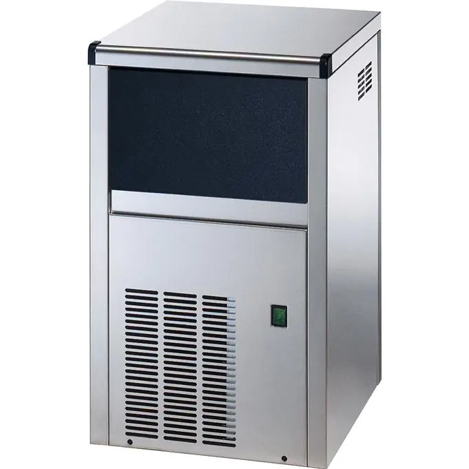 Ijsblokjesmachine 20 KG/24U - 230V - H 59 x B 35.5 x D 40.4 CM - Combisteel 7453.0002 €996.19 Holle ijsblokjesmachines