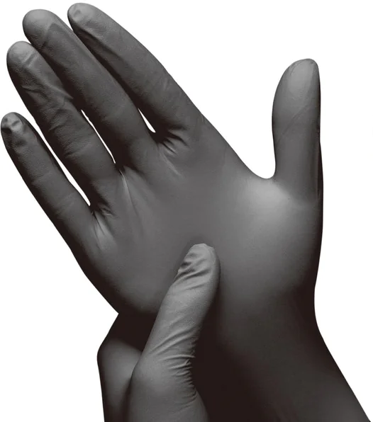 Handschoen - Nitril - Zwart - Maat M - 100 stuks - Hynex HW-139000 €5.95 Schoonmaak handschoenen