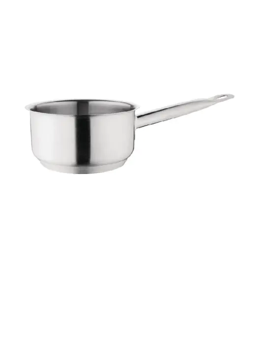 Steelpan - 0.9 Liter - Ø 14 x H 7 CM - RVS/Aluminium - Vogue - M922 M922 €17.66 Steelpan