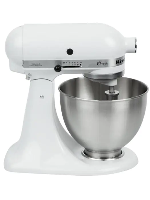 Keukenmachine - KitchenAid K45 -Wit - 4,3 Liter - H 33.3 x 35.8 x 22.1 Cm - 230V J400 €499.00 Planeetmengers
