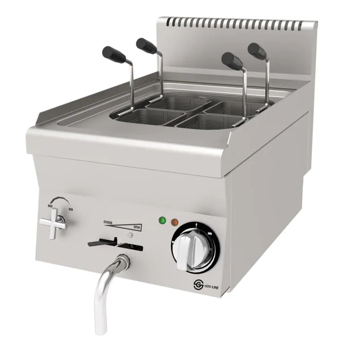 Pastakoker - Elektrisch - Tafelmodel - 4 Manden - RVS - 400V - G600 Line - G-Line GL-155852 €649.00 G-Line G600 Line