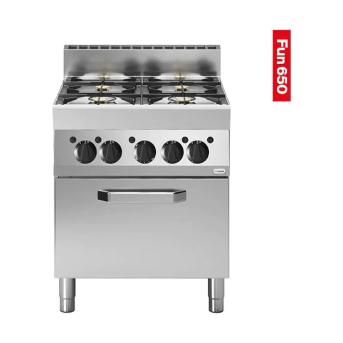 Gasfornuis - 4 Zones - Fun 650 Line - Modular E318015 €1,706.73 Gasfornuizen met oven