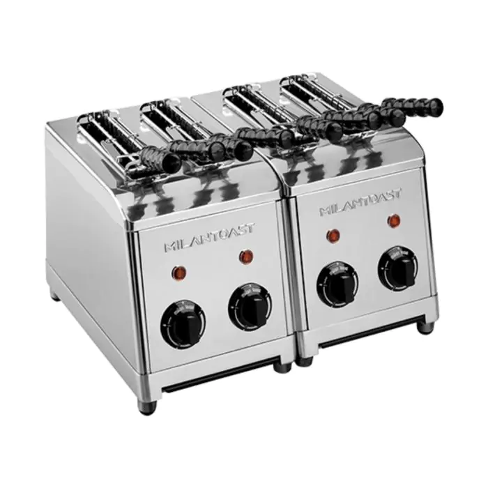 Tosti Apparaat - H 30 x 37 x 30 CM - 8 KG - 220 - 240 V - 2400 W - RVS - MilanToast - 420004 420004 €584.00 Tosti / broodrooster apparatuur