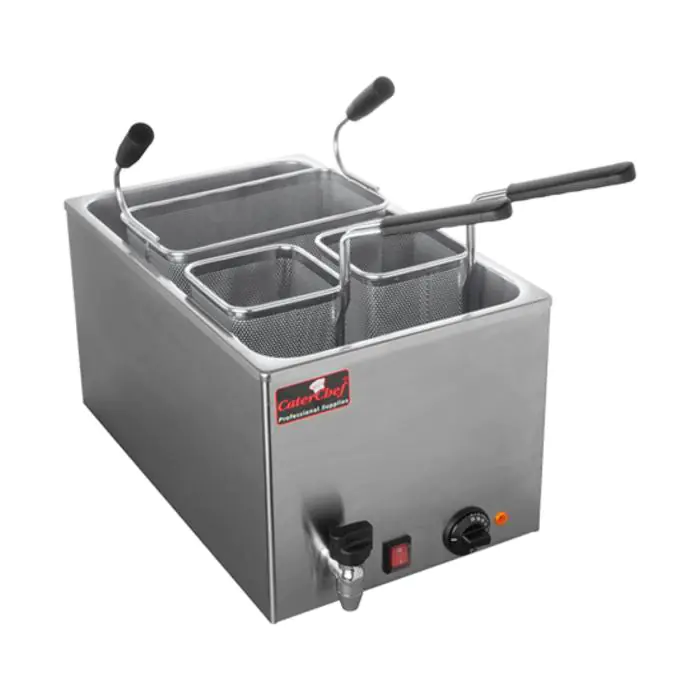 Pasta-Kookapparaat - H 28 x 34 x 54 CM - 10 KG - 220 - 240 V - 3500 W - RVS - 18 Liter - +30°C / +120°C - Caterchef - 508025 508025 €335.75 Pastakoker