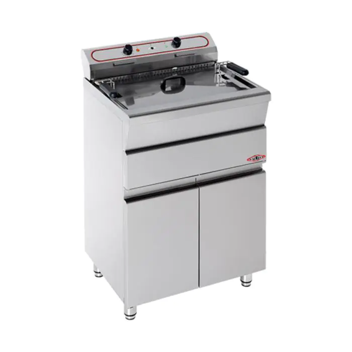 Friteuse - H 90 x 62 x 53 CM - 35 KG - 380 - 415 - Zonder - Stekker V - 9900 W - RVS - 26 Liter - Elektrisch - Stilfer - 527126 527126 €1,173.13 Visbakfriteuse
