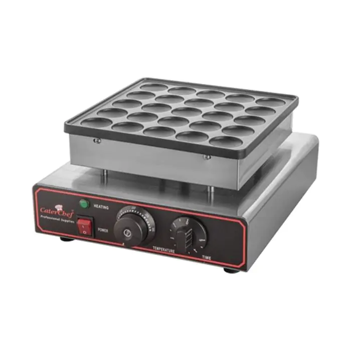 Poffertjes Bakapparaat - H 17 x 31 x 37.5 CM - 6 KG - 220 - 240 V - 850 W - +0°C / +300°C - Caterchef - 680025 E680025 €137.33 Poffertjes bakplaat