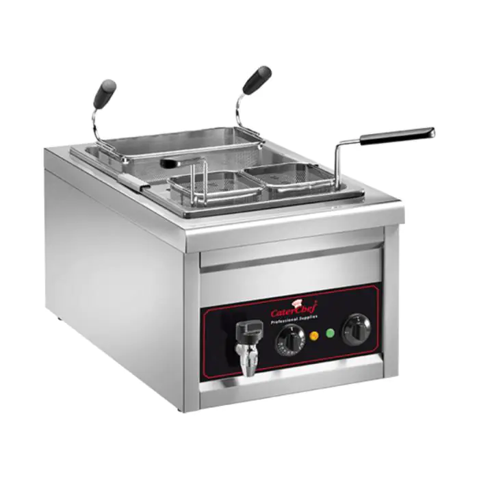 Pasta-Kookapparaat - H 34 x 40 x 70 CM - 11.2 KG - 220 - 240 V - 3500 W - RVS - 18 Liter - +30°C / +120°C - Caterchef - 508125 E508125 €584.00 Pastakoker