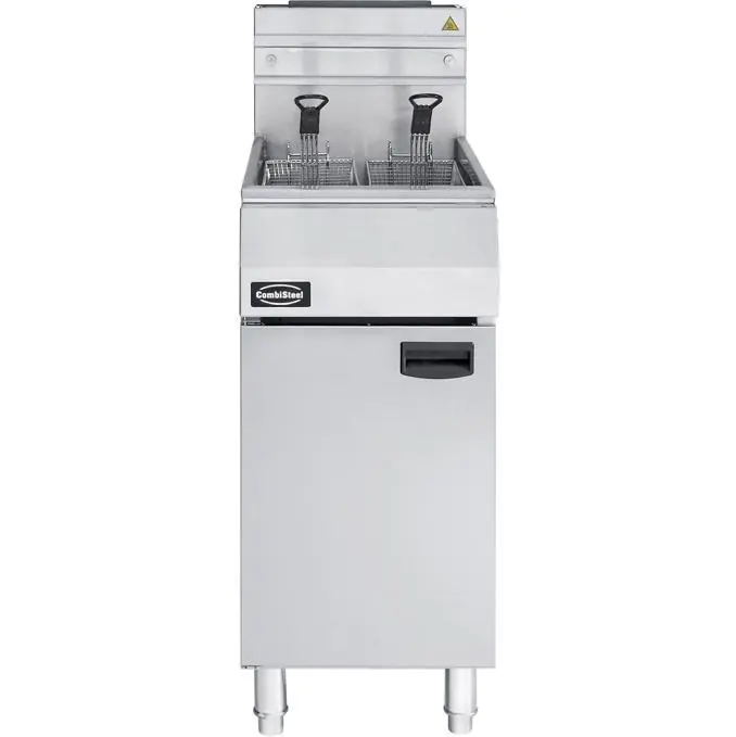 Friteuse - Propaan - Staand Model - 21 Liter - H 118 x B 40 x D 80 CM - Combisteel 7455.0976 €872.92 Friteuses 400 volt