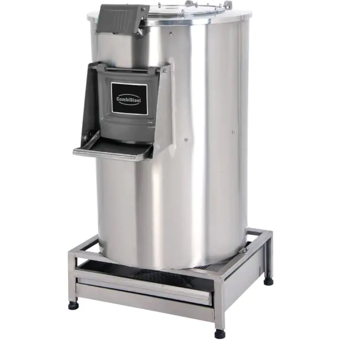 Aardappelschrapmachine 50 KG - Filter - 400V - H 115 x B 67 x D 84 CM - Combisteel 7054.0040 €4,091.00 Aardappelschilmachine