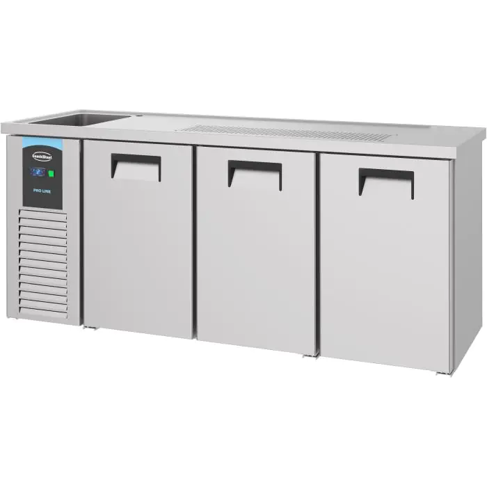 Bierkoeler - 3-Deurs - 230V - H 95 x B 210 x D 70 CM - Combisteel 7489.5335 €2,414.28 Fustenkoeling