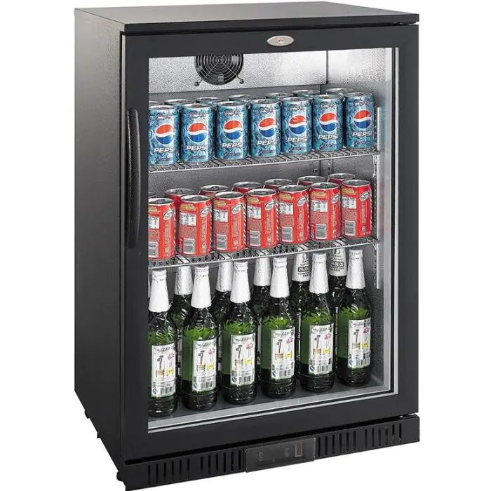 Barkoelkast - 138 Liter - 1-Deurs - Geventileerd - Zwart - Combisteel 7527.0005 €433.10 Barkoelkasten