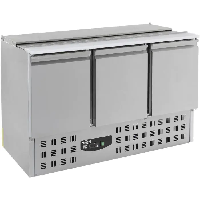 Saladette - Gekoeld - 3-Deurs - 368 Liter - 230V - H 87 x B 137 x D 70 CM - Combisteel 7950.0094 €733.37 Saladette
