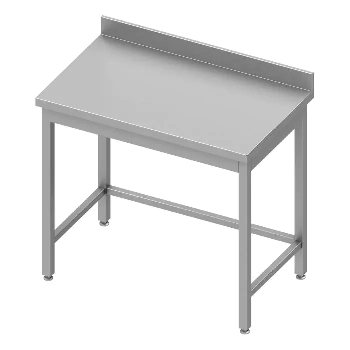 RVS Werktafel - Zonder Onderschap - Opstaande Rand 10 CM - G-Line RVS-M-00336 €692.00 RVS werktafel