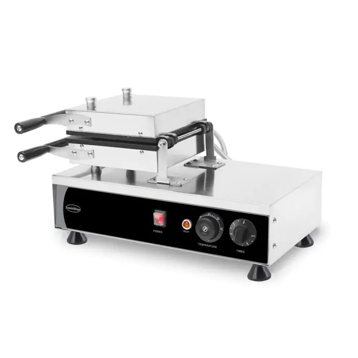 Draaibaar Wafelijzer 4St Brusselse Wafel - Tafelmodel 7540.0075 €268.00 Wafelijzers