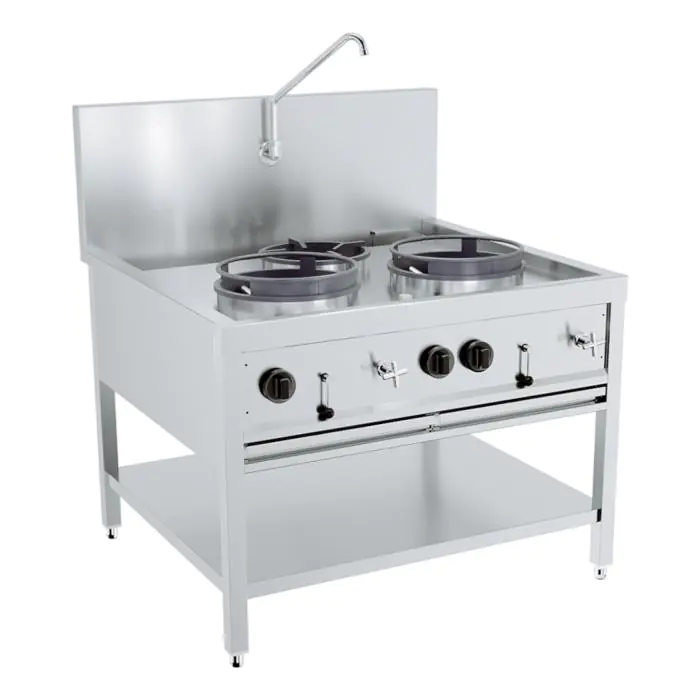 Gas Woktafel 2X17Kw + 1X9Kw - Staand model - Gas 7178.1205 €4,218.50 Woktafel