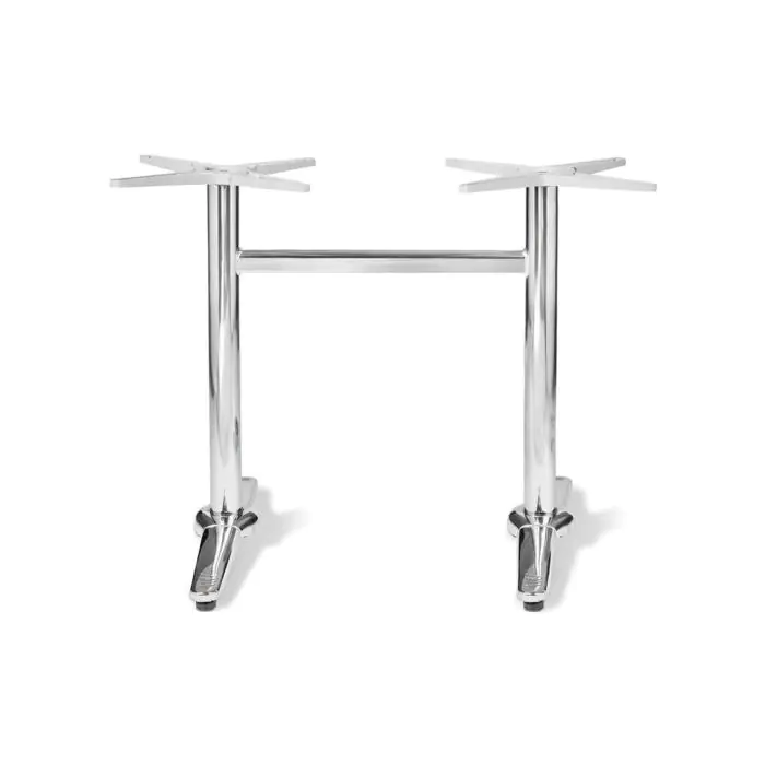 Tafelonderstel / Tafelpoot - 4 Teens - Chroom - Aluminium - G-Line HW-17366 €69.95 Horeca tafelonderstellen