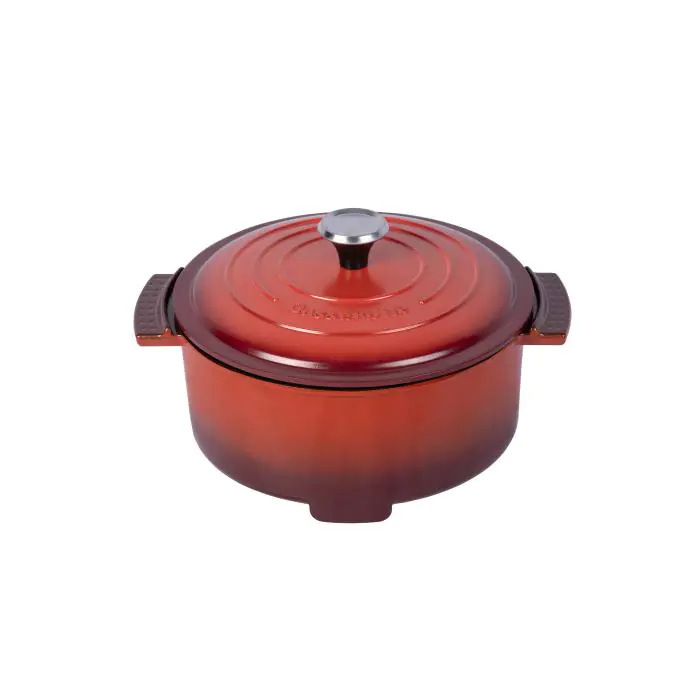 Buffetpan – Casserole – Elektrisch - Met Deksel - 3 Liter - Rood - Ø 35 CM - 230V - G-Line GL-153125 €27.50 Braadpan