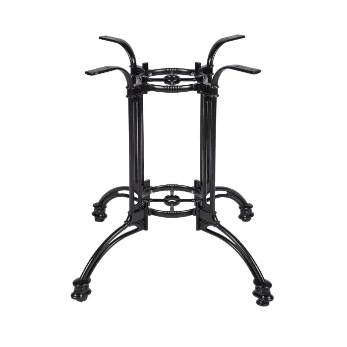 Tafelonderstel / Tafelpoot - 4 Teens - Zwart - Aluminium - G-Line HW-00063 €57.50 Horeca tafelonderstellen