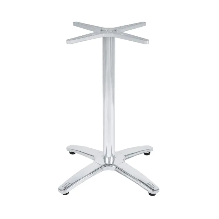 Tafelonderstel / Tafelpoot - 4 Teens - Chroom - Aluminium - G-Line HW-00068 €47.95 Horeca tafelonderstellen