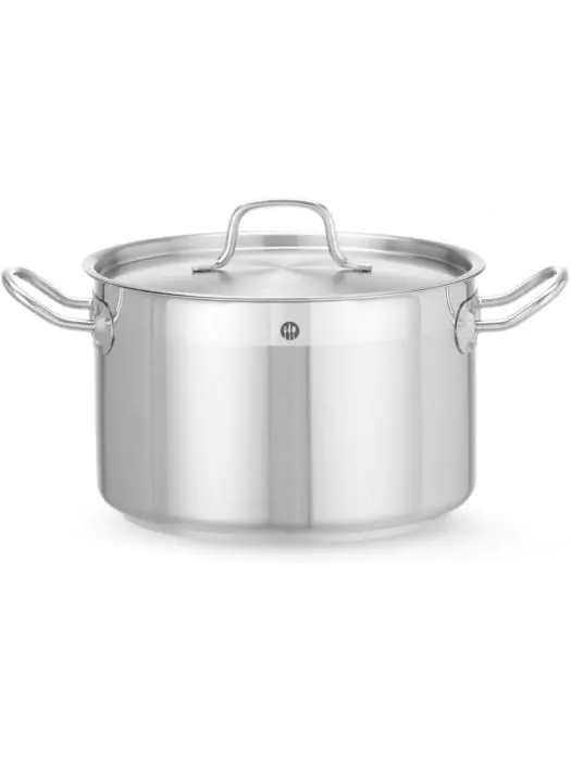 Kookpan middel - Met deksel - RVS 1810 - H 15 x 25.5 x 35 CM - Hendi - 831403 831403 €38.05 Kookpan