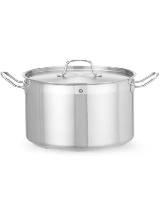 Kookpan middel - met deksel - RVS 1810 - H 19 X 33.5 X 46 CM - Hendi - 831601 831601 €62.93 Kookpan