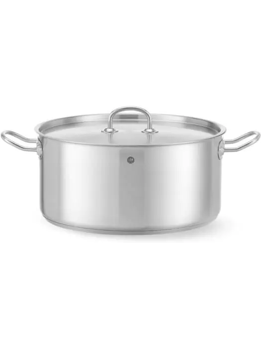 Kookpan laag - Met deksel - RVS - H 15 x 33.5 x 43.5 CM - Hendi - 836040 836040 €41.38 Kookpan