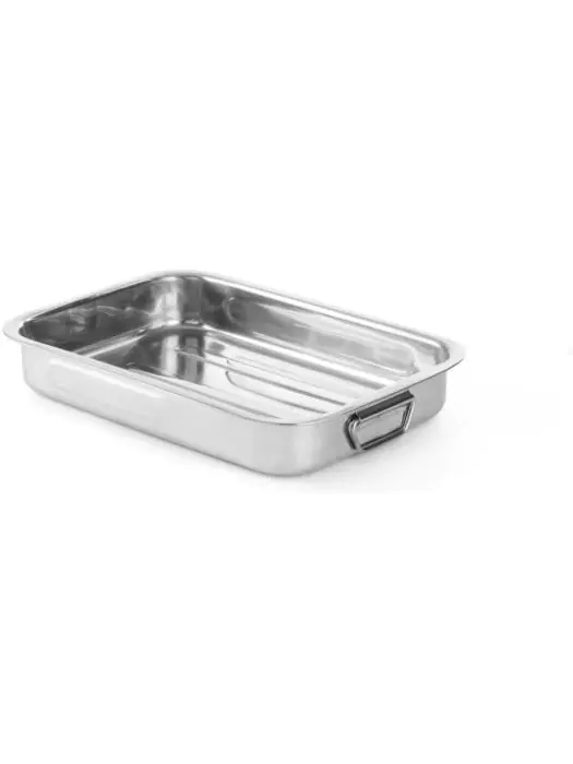 Braadslede - RVS - H 5 X 24 X 31 CM - Hendi - 508503 508503 €12.50 Bakplaten en braadslede