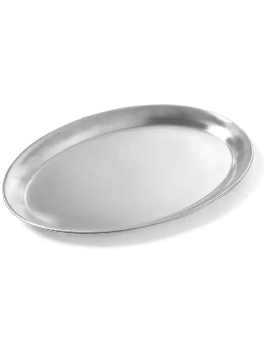 Koffieplateau ovaal - RVS - 19.5 X 26.5 CM - Hendi - 405208 405208 €3.25 Serveerplateau