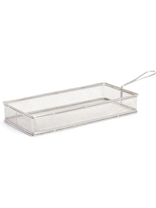 Frituurmandjes miniaturen - RVS - H 4.5 X 13.5 X 25.5 CM - Hendi - 426456 426456 €8.95 Presentatie