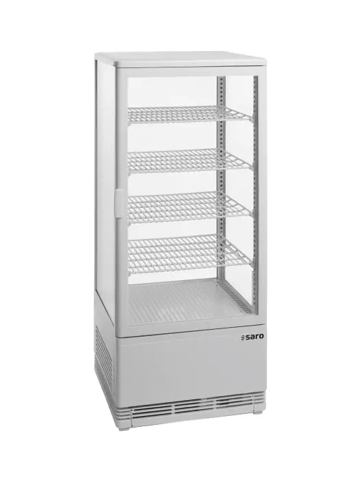 Koelvitrine - Digitale Temperatuurregeling - Kunststof - 98 Liter - 230V - H 111 x B 42.8 x D 38.6 CM - Saro - 330-1012 330-1012 €419.00 Koelvitrine