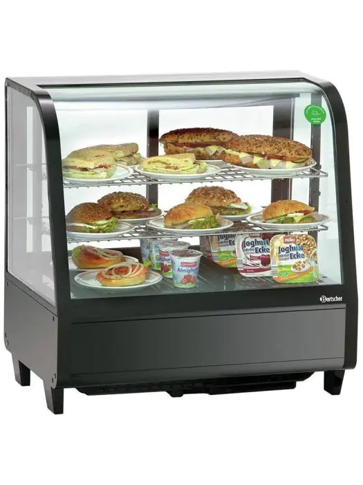 Koelvitrine - 100 Liter - Zwart - Bartscher - 700201G 700201G €539.00 Koelvitrine