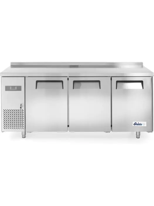 Koelwerkbank met 3 deuren Kitchen Line 390L - RVS - H 85 X 60 X 180 CM - Arktic - 233382 233382 €1,182.00 Koelwerkbanken