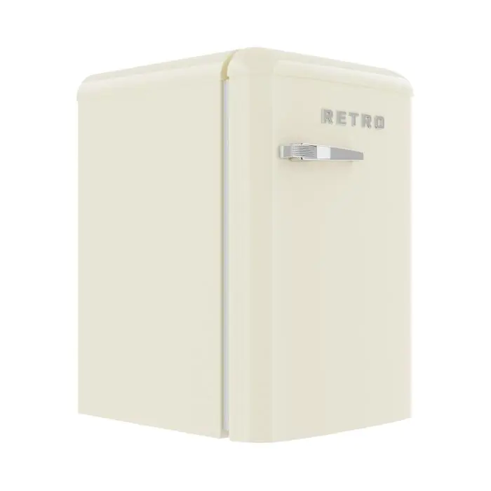 Koelkast Retro - 120 Liter - 1-Deurs - Statisch - Crème - G-Line HW-139382 €214.13 Tafelmodel koelkast