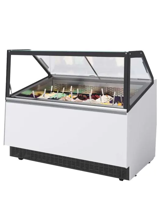 Schepijsvitrine Delight - Glazen Deur - 16-Baks - 282 Liter - 230V - G-Line 85132 €5,999.00 ijsvitrines
