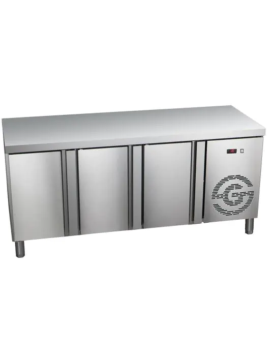 Vrieswerkbank - 3-Deurs - 214 Liter - 230V - H 85 x B 179.2 x D 70 CM - G-Line HW-60594 €1,899.00 Vrieswerkbanken