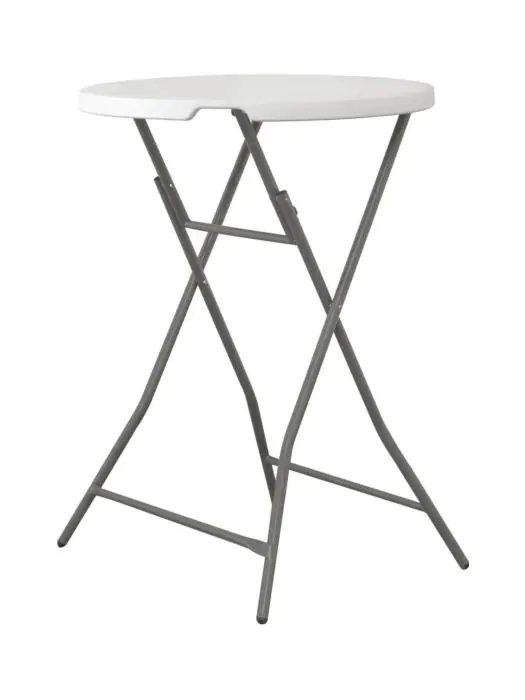 Party Statafel - Inklapbaar - Ø 80 Cm Rond - Wit / Grijs 810958 €59.08 Statafels